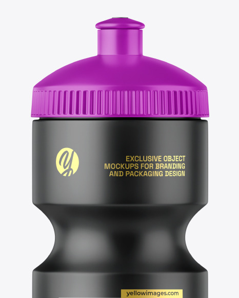 Matte Sport Bottle Mockup