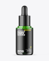 Green Glass Dropper Bottle Mockup