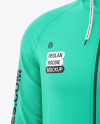 Men's Full-Zip Hoodie Mockup - Half Side View