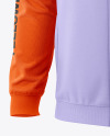 Men's Full-Zip Hoodie Mockup - Half Side View