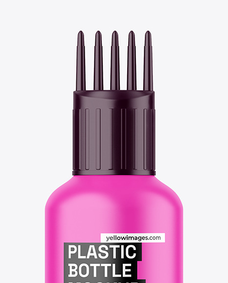 Matte Hair Oil Bottle Mockup