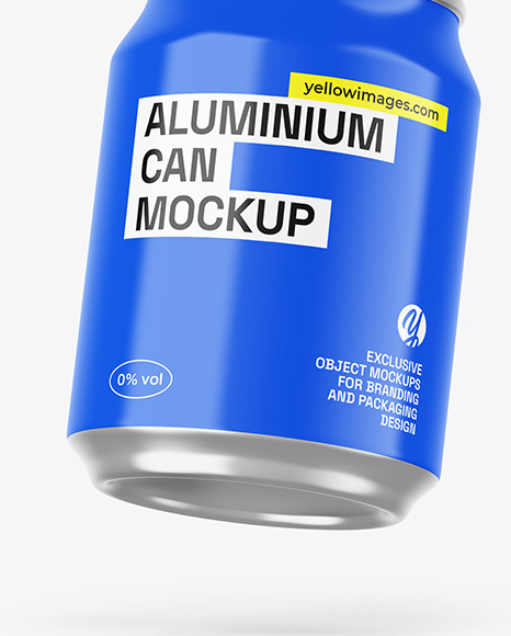 Can W/ Glossy Finish Mockup