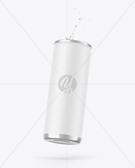 Can W/ Matte Finish Mockup