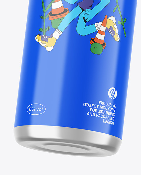 Can W/ Glossy Finish Mockup