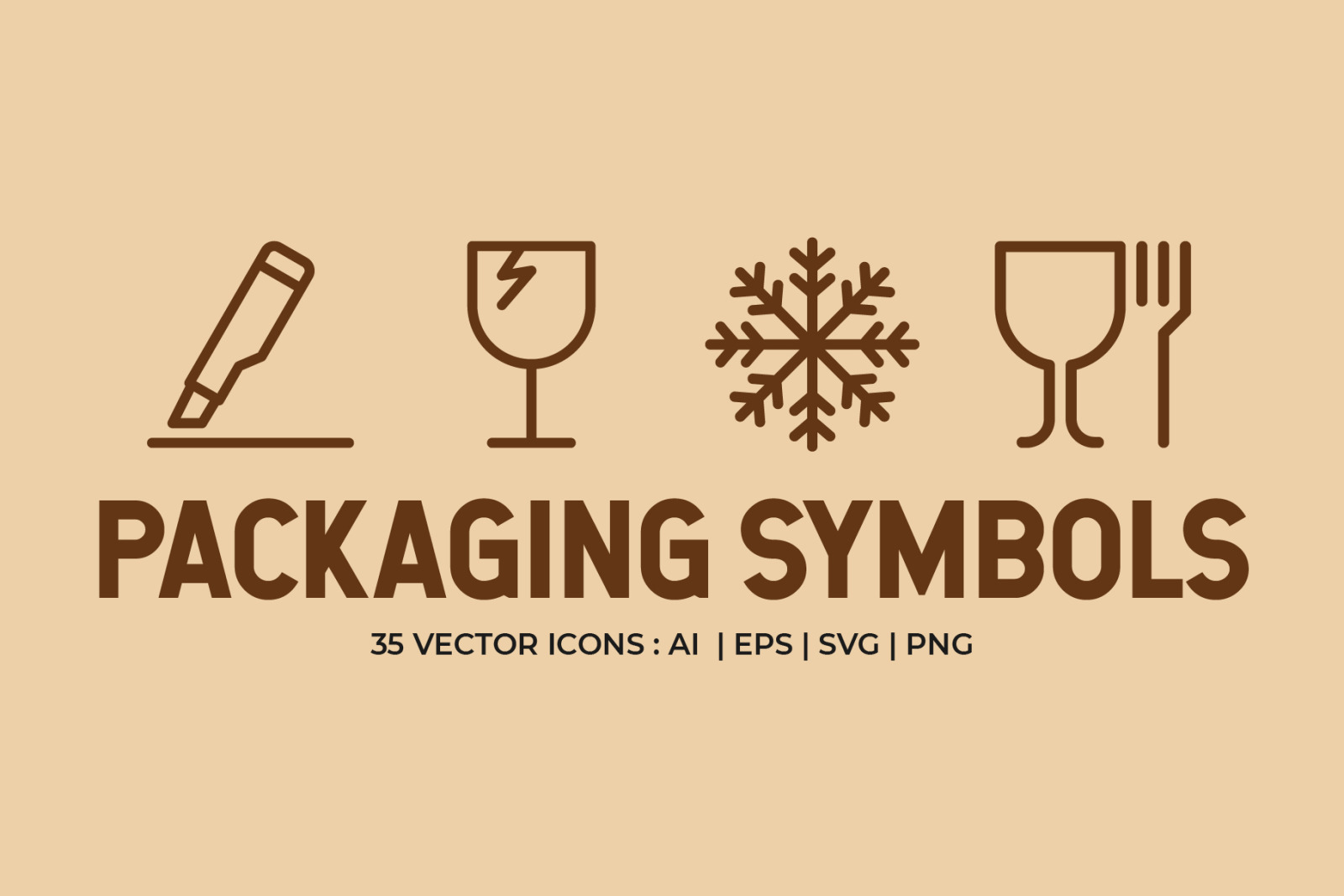 Packaging Symbols Vector