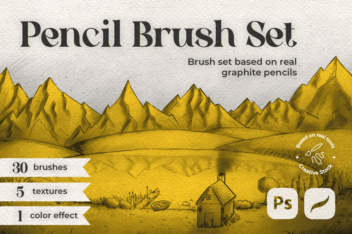 Pencil Brush Set