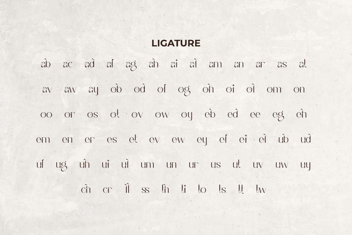 Fashionable Typeface Fashionable Typeface