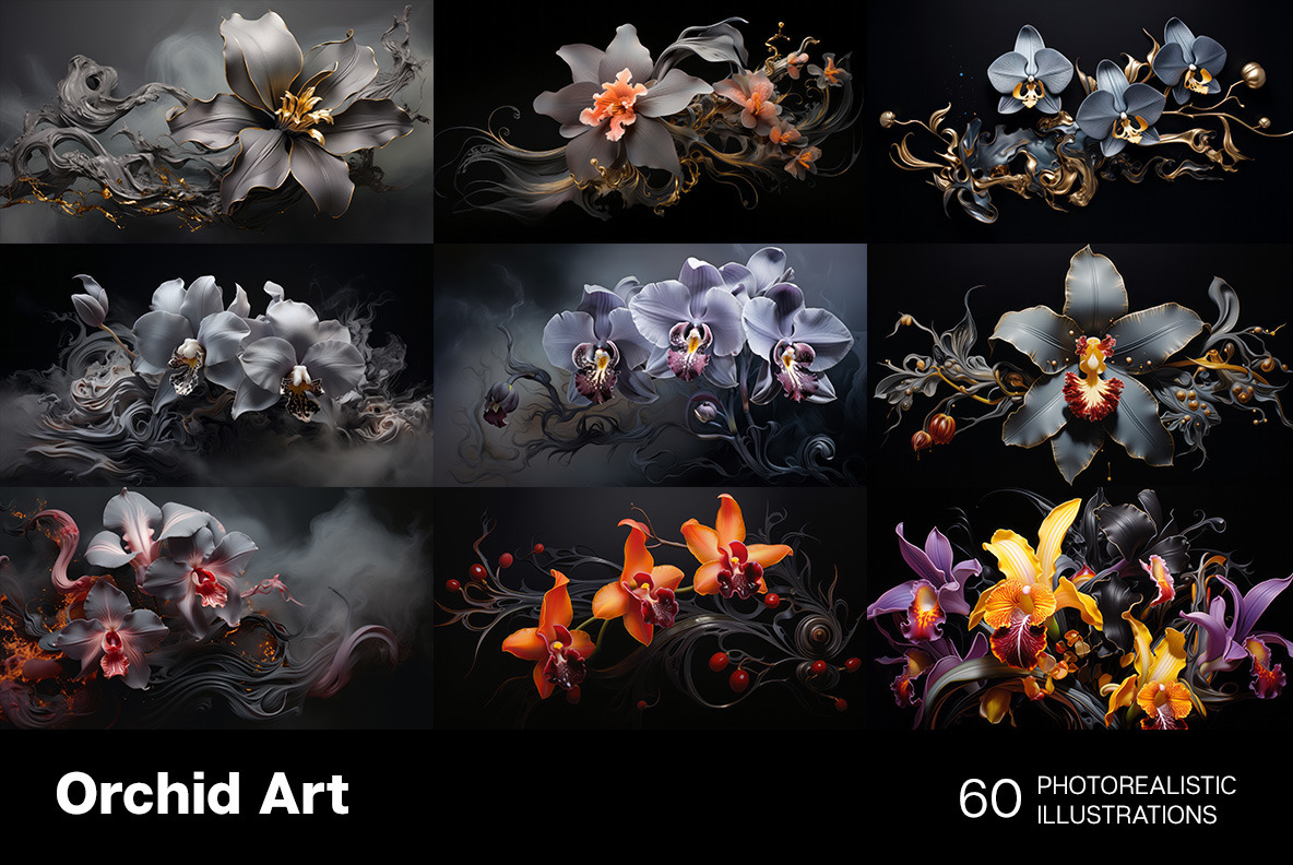 Orchid art