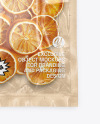 Kraft Package with Dried Orange Mockup