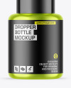 Metallic Dropper Bottle Mockup Metallic Dropper Bottle Mockup