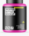 Matte Dropper Bottle Mockup