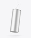 Matte Metallic Can Mockup Matte Metallic Can Mockup