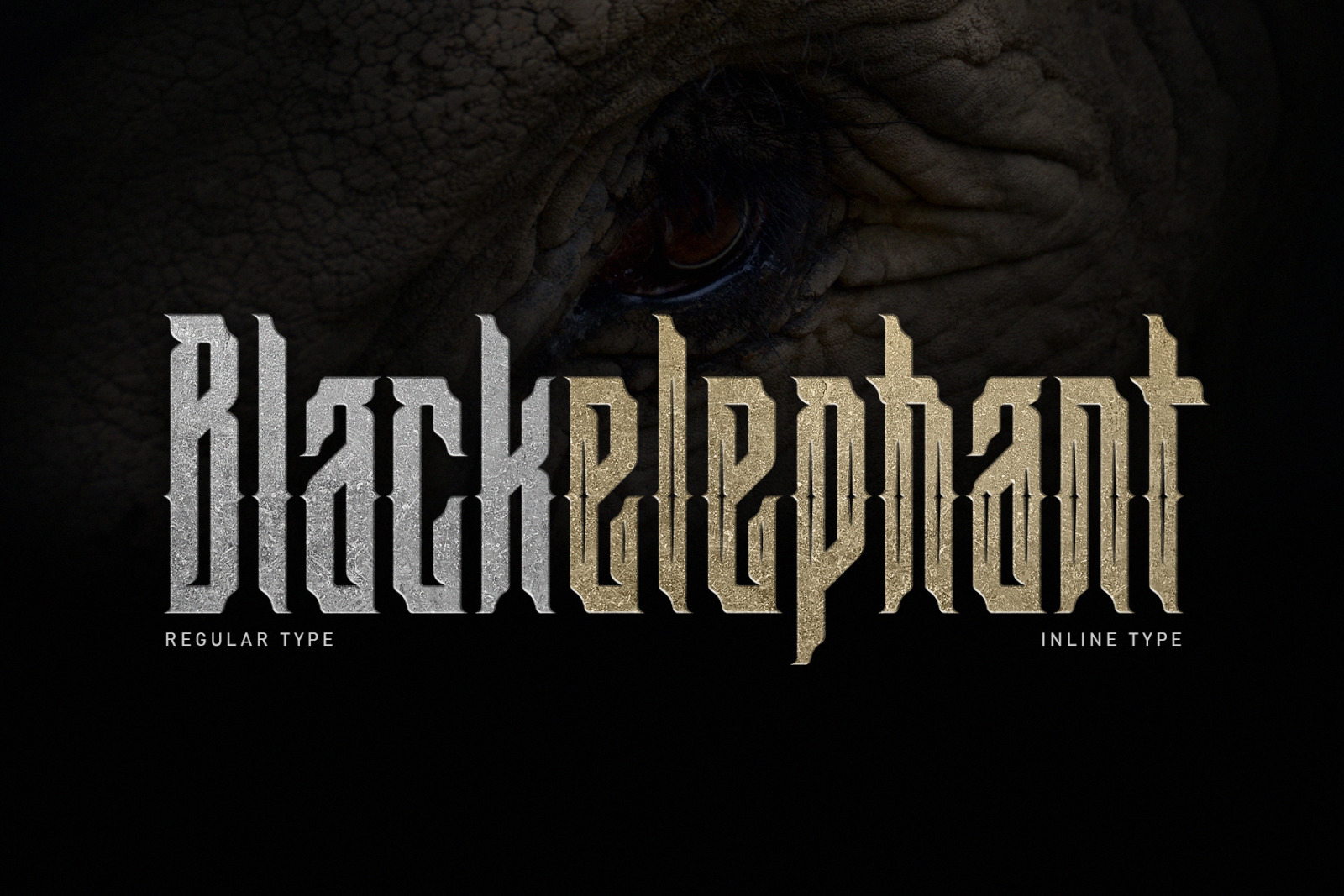 Blackletter Metal Typeface - Bindas