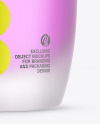 Frosted Glass Cosmetic Jar Mockup Frosted Glass Cosmetic Jar Mockup