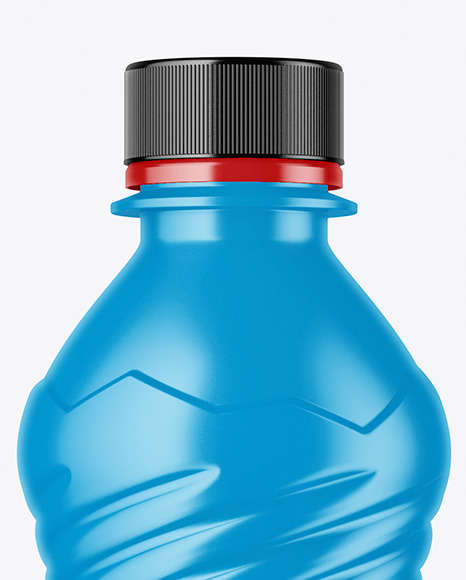 Matte Plastic Bottle Mockup