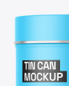 Matte Tin Can Mockup