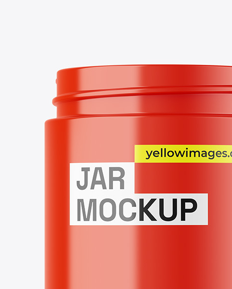 Glossy Jar Mockup