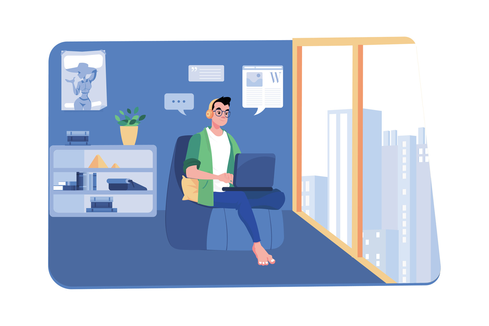 M631_Content Writing Illustration Pack M631_Content Writing Illustration Pack