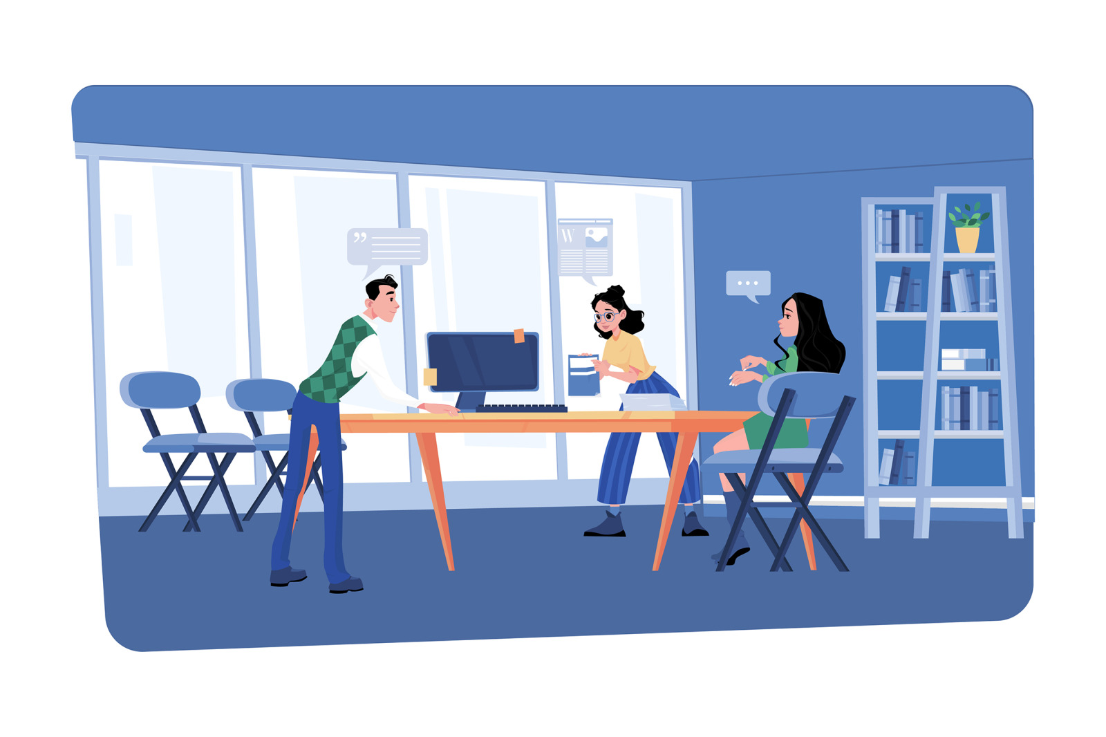 M631_Content Writing Illustration Pack M631_Content Writing Illustration Pack