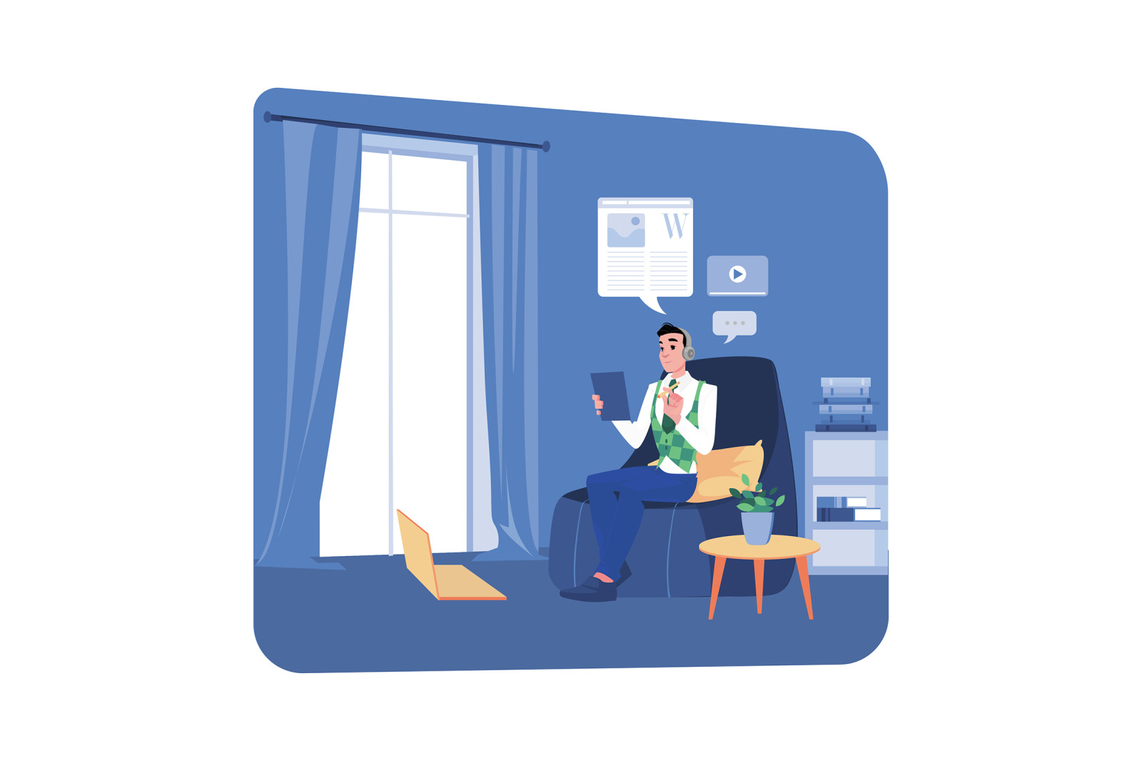 M631_Content Writing Illustration Pack M631_Content Writing Illustration Pack