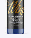 Glossy Ceramic Wine Bottle Mockup