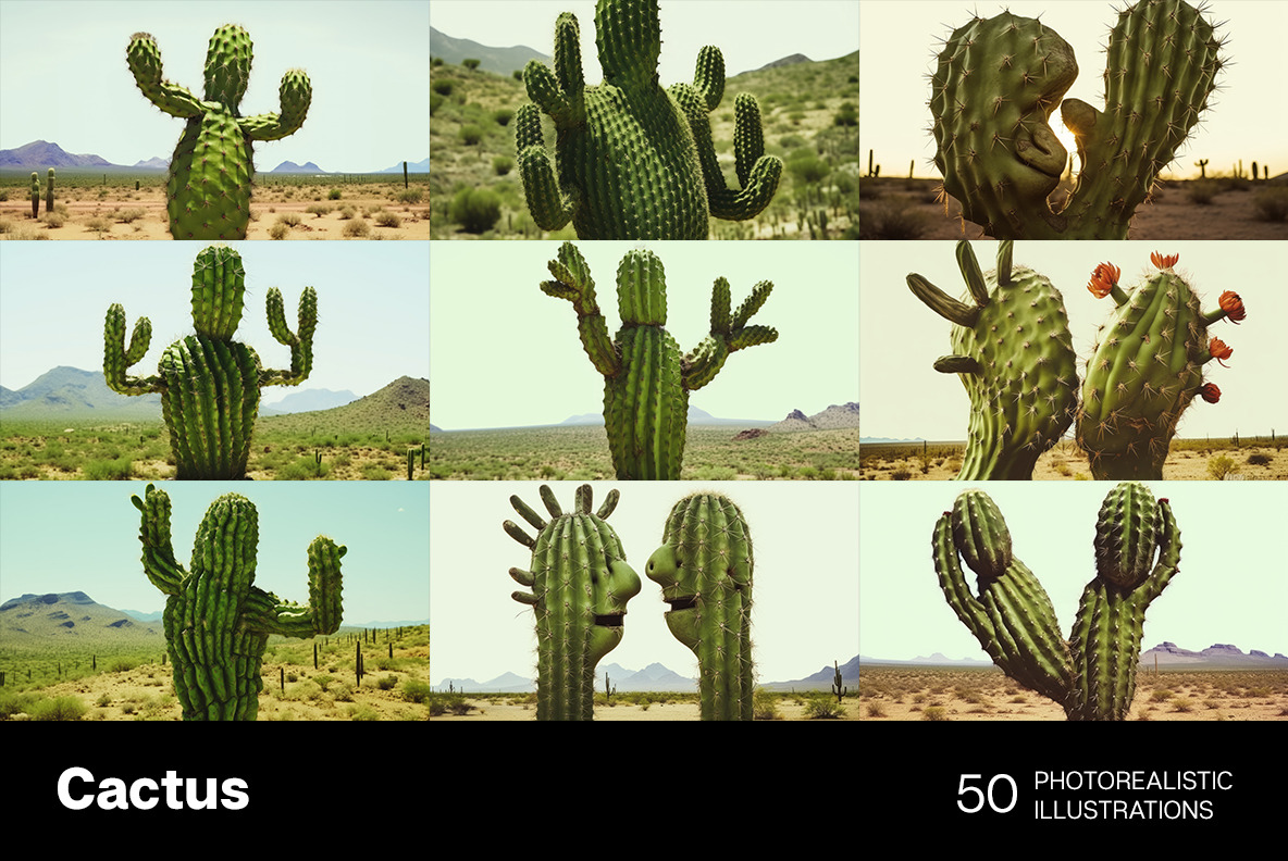 Cactus Human-like