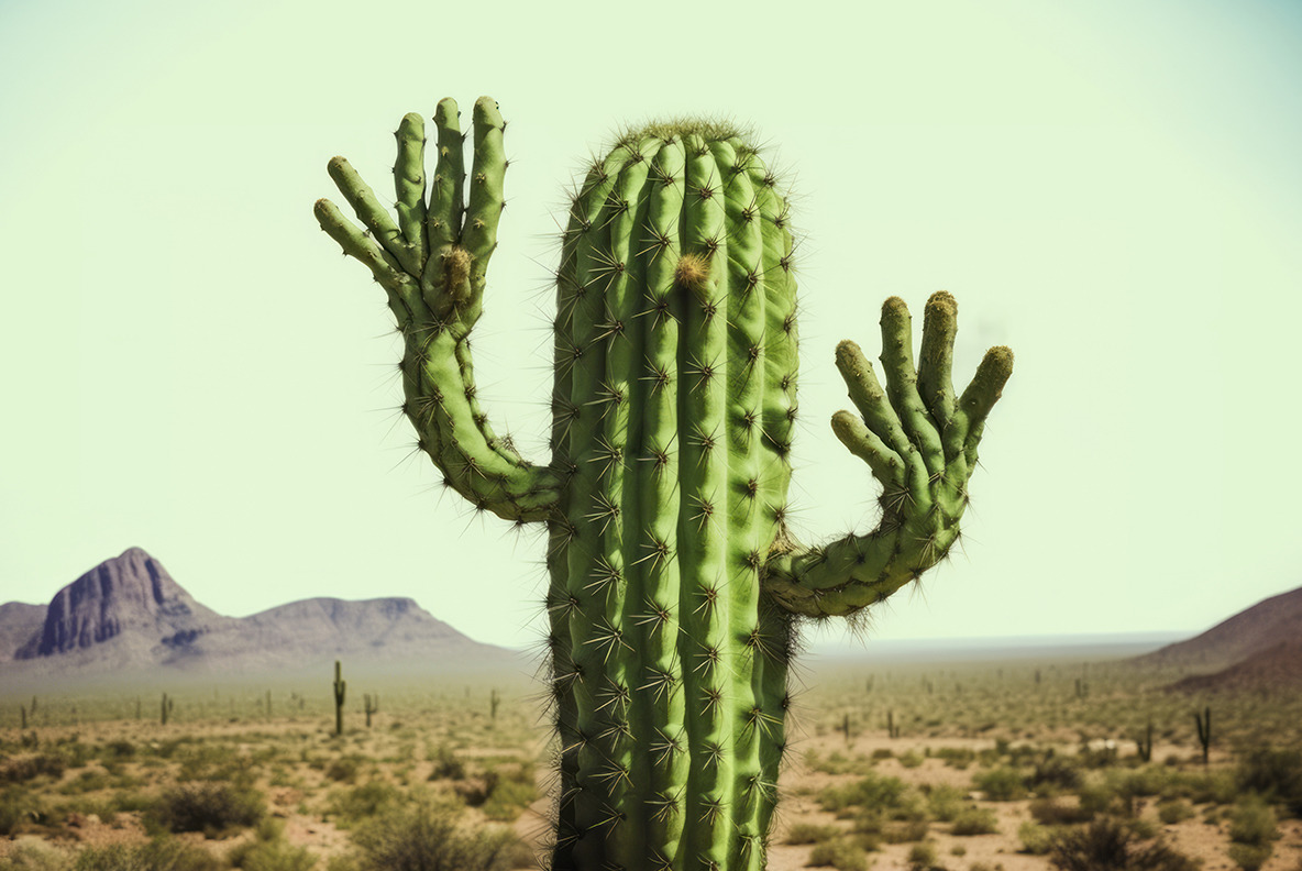 Cactus Human-like