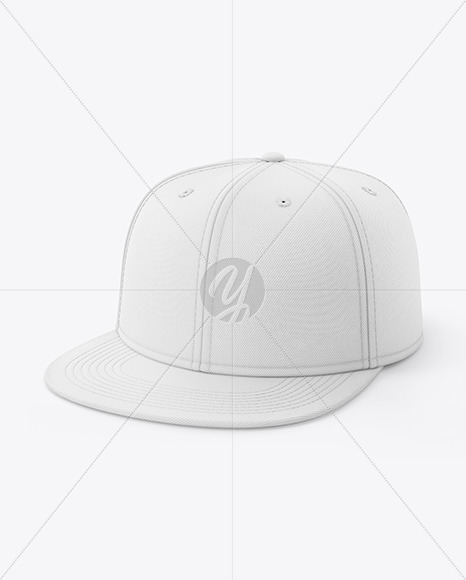 Snapback Mockup - Half Side View