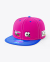 Snapback Mockup - Half Side View