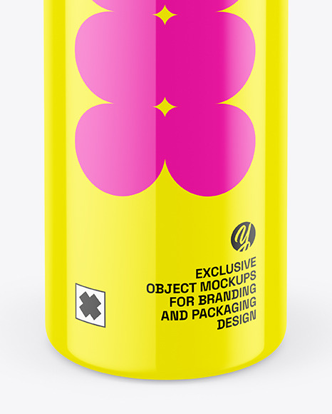 Glossy Cosmetic Bottle Mockup