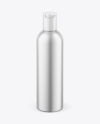 Matte Metallic Cosmetic Bottle Mockup