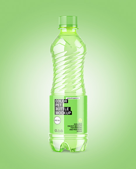 Color PET Bottle Mockup