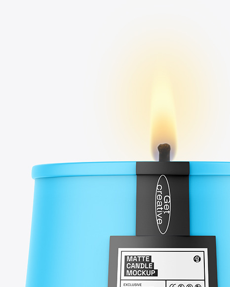 Matte Candle Mockup