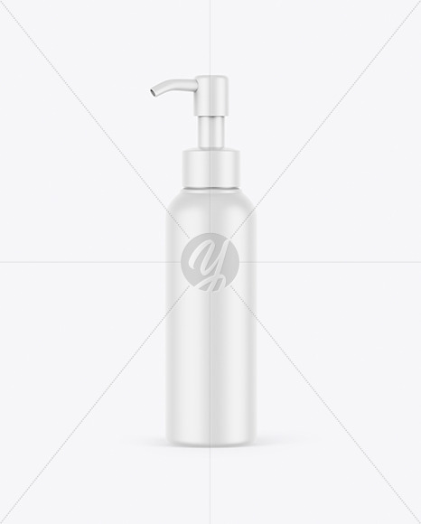 Matte Pump Bottle Mockup