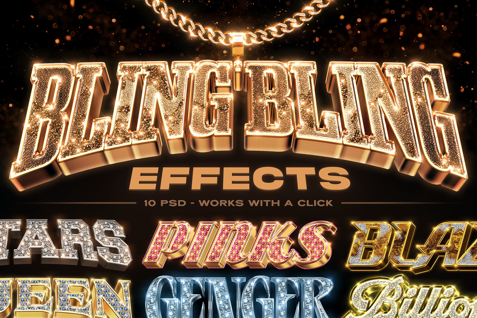 Bling Bling Logo and Text Effects