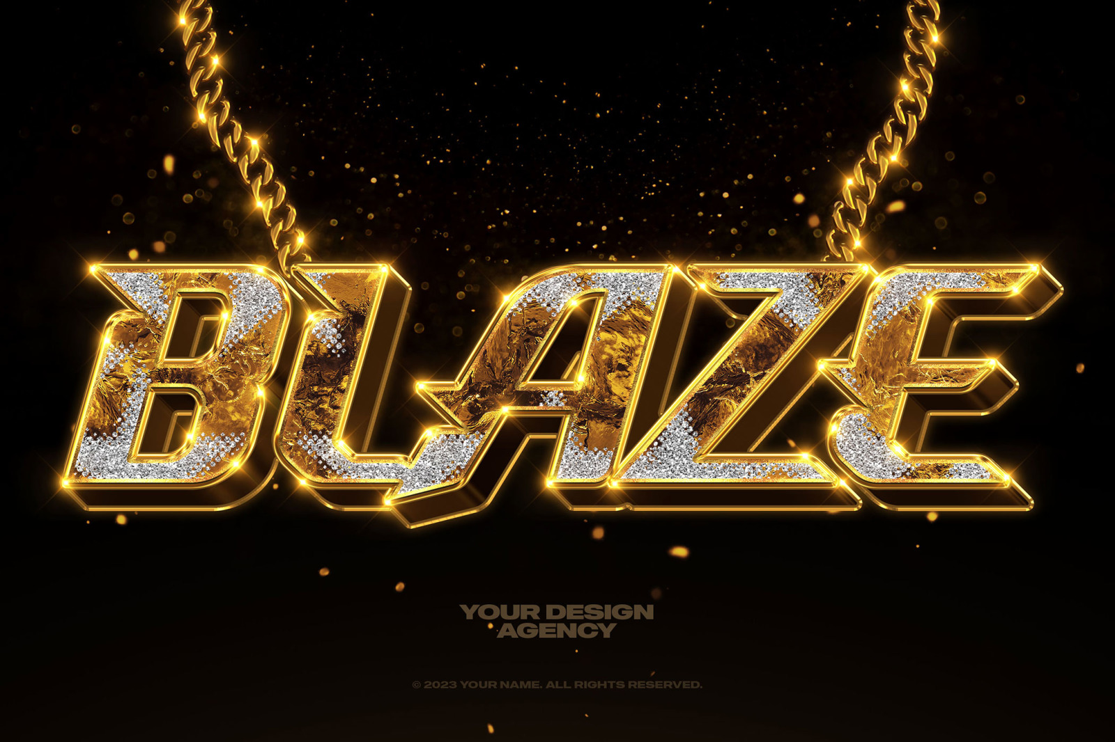 Bling Bling Logo and Text Effects