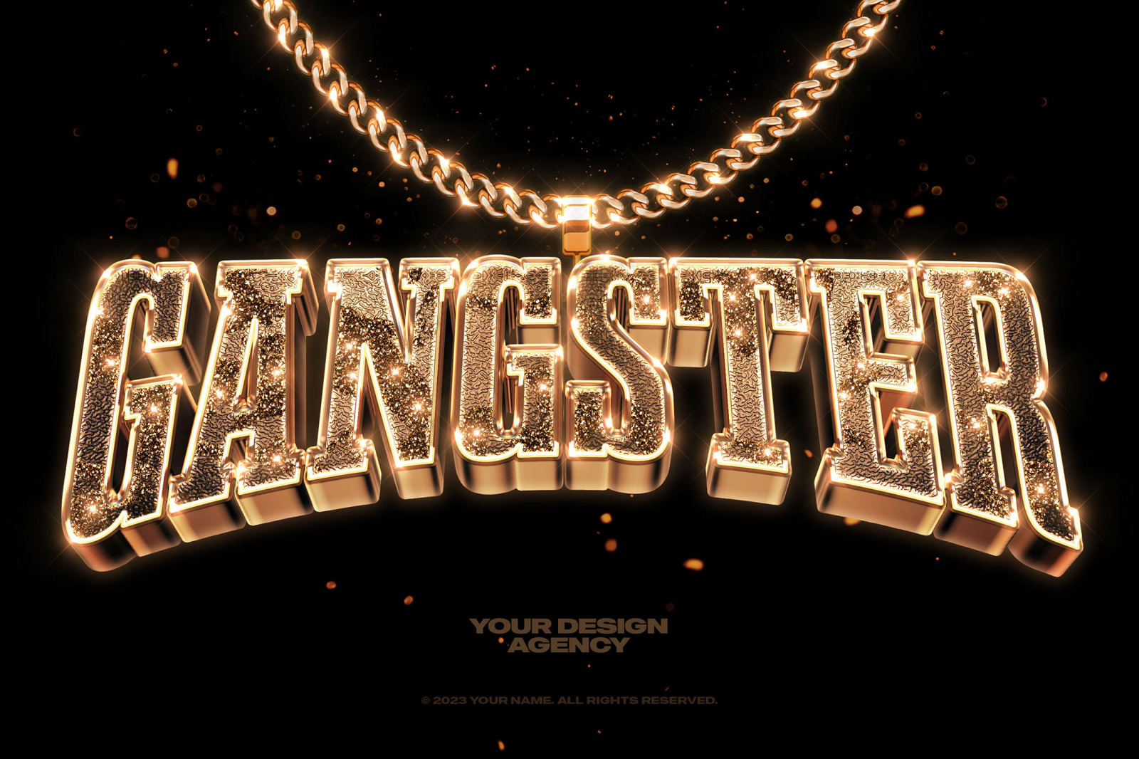 Bling Bling Logo and Text Effects