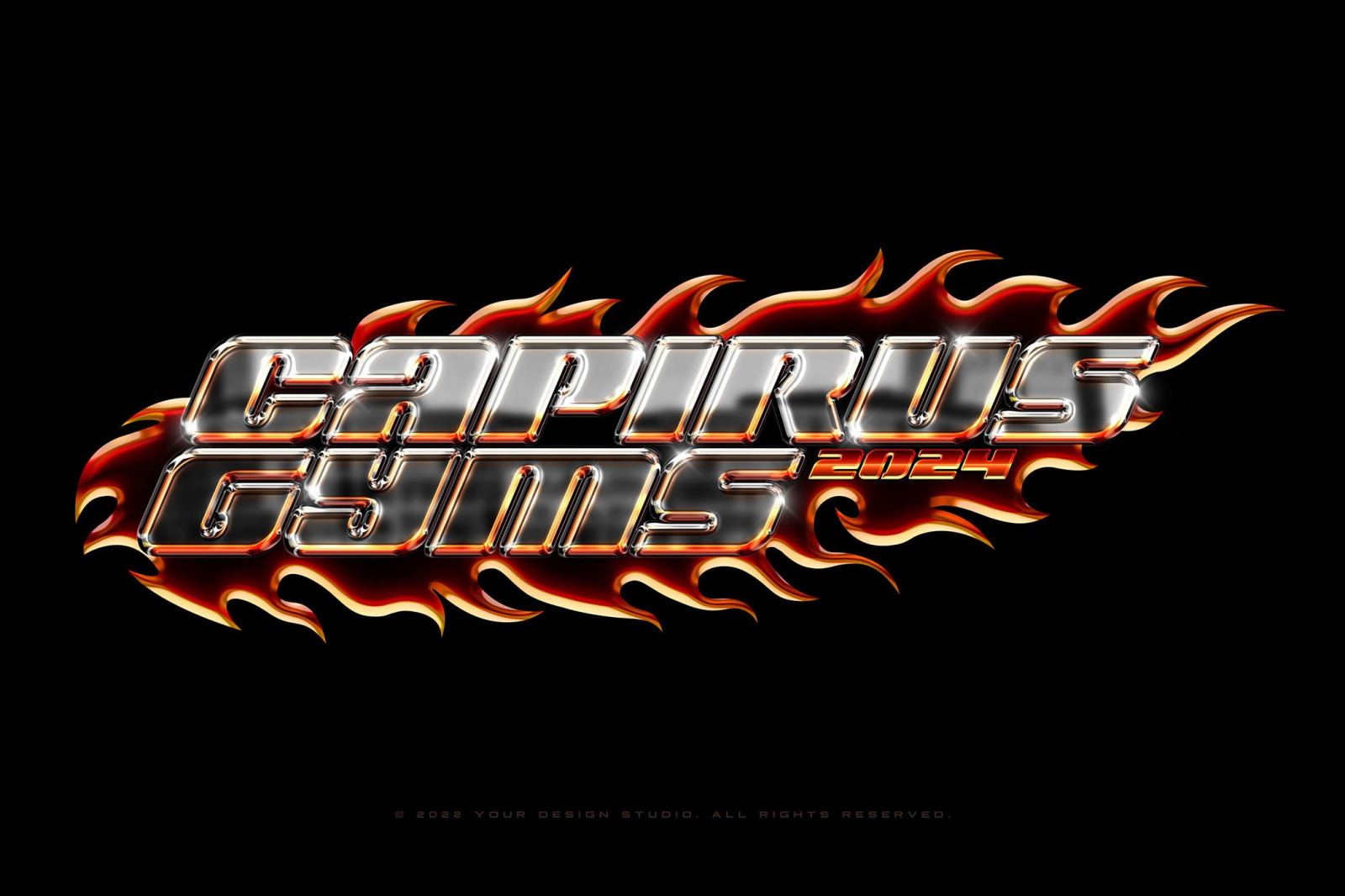 Y2K Chrome Logo and Text Effects Y2K Chrome Logo and Text Effects