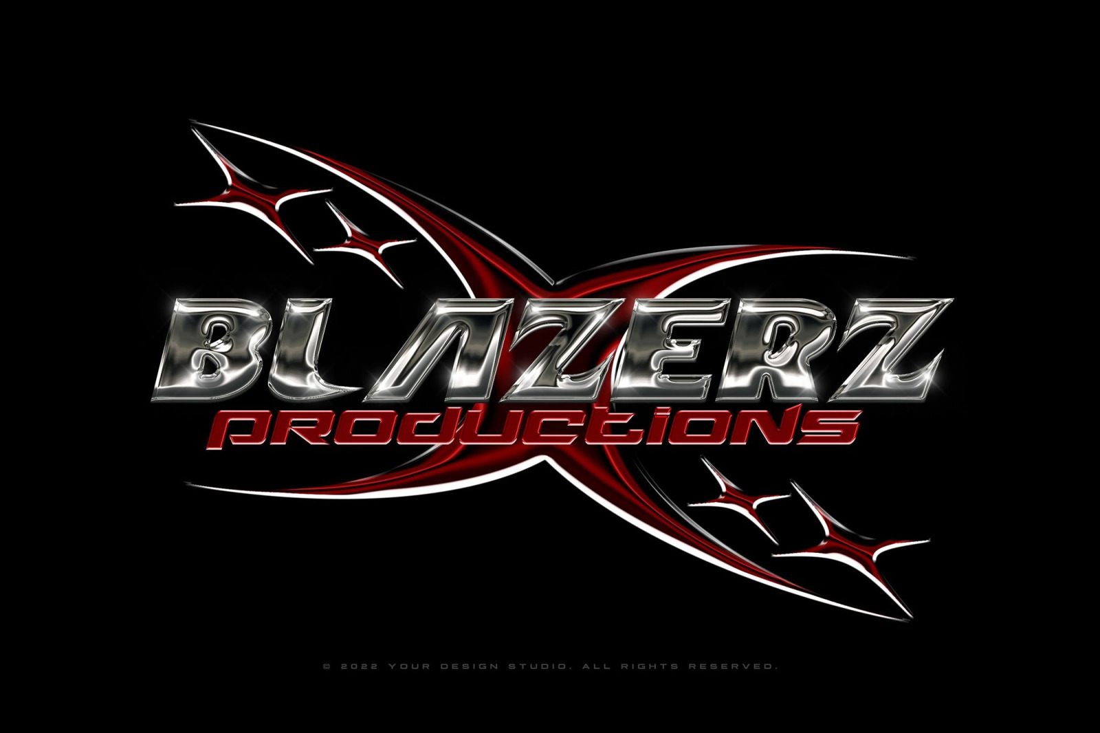 Y2K Chrome Logo and Text Effects Y2K Chrome Logo and Text Effects