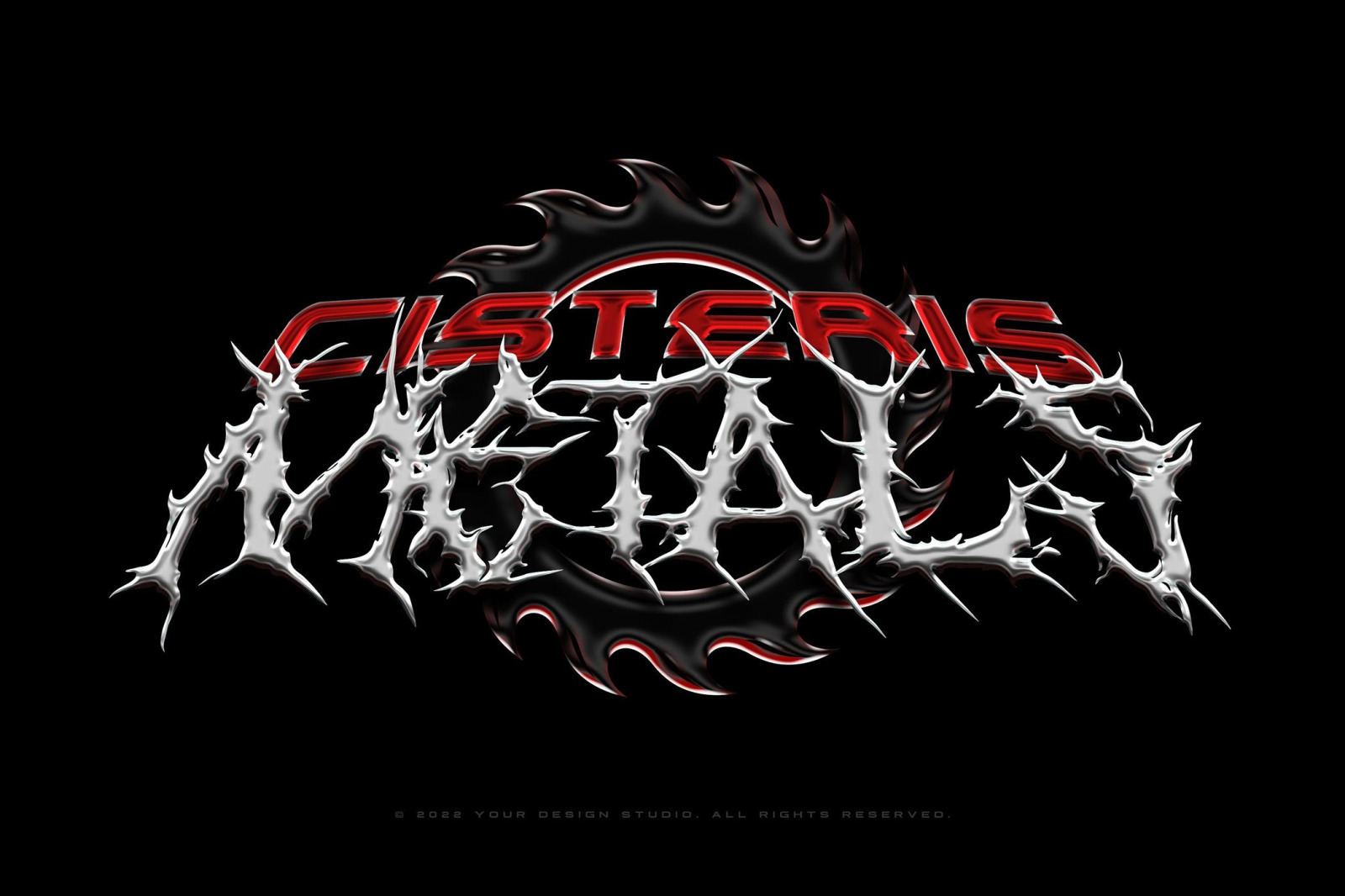 Y2K Chrome Logo and Text Effects Y2K Chrome Logo and Text Effects