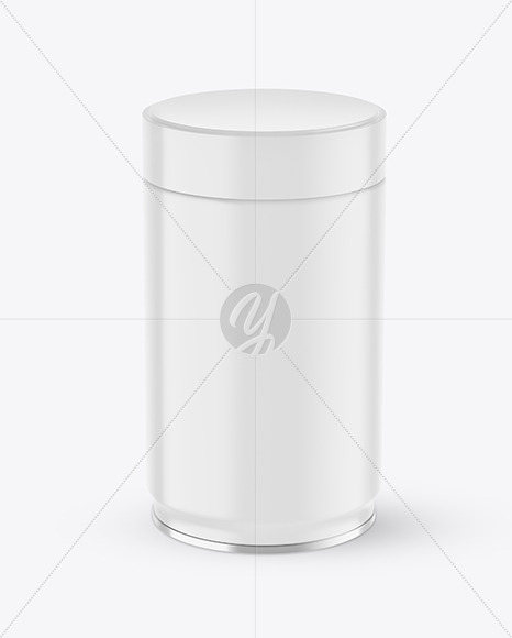 Matte Coffe Can Mockup