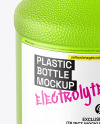 Plastic Bottle With Color Liquid Mockup