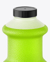 Plastic Bottle With Color Liquid Mockup