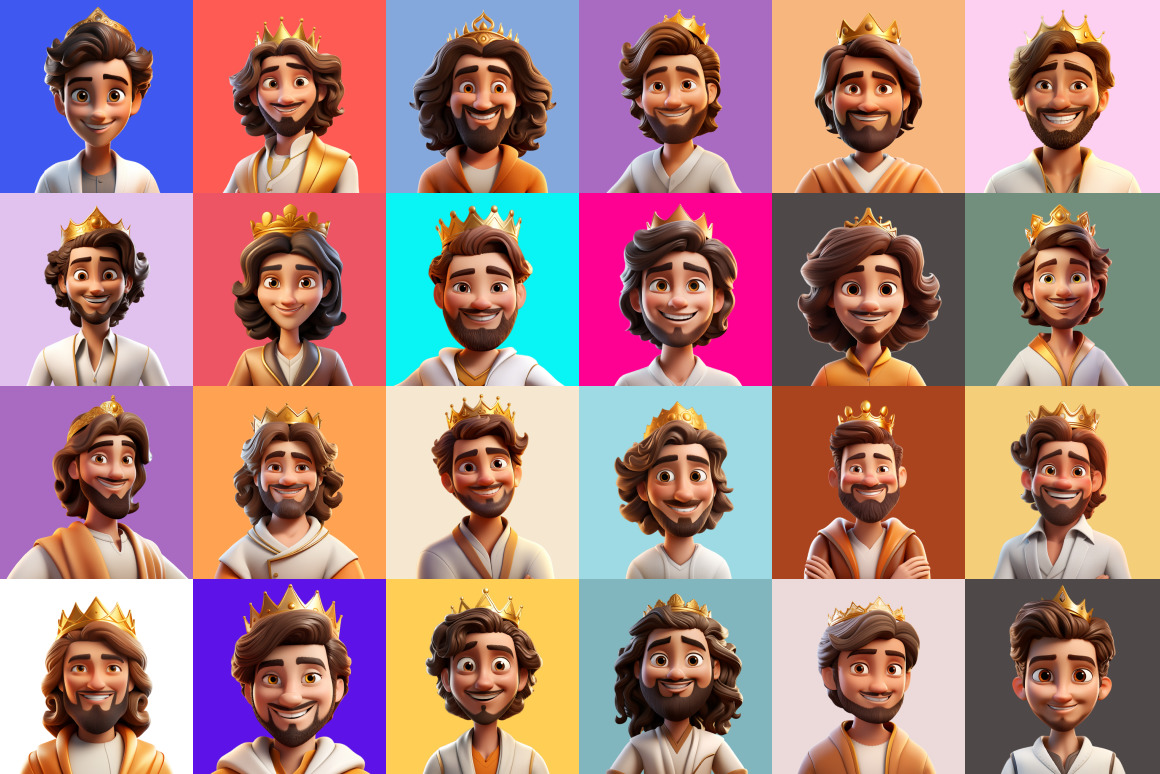 125 Animoji Style Avatars - Disney King