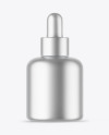 Matte Metallic Dropper Bottle Mockup