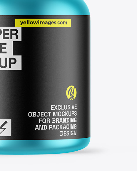 Matte Metallic Dropper Bottle Mockup