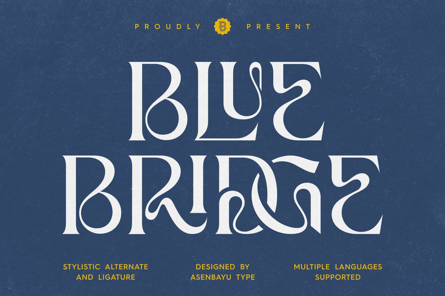 Blue Bridge - Decorative Sharp Serif Display Font