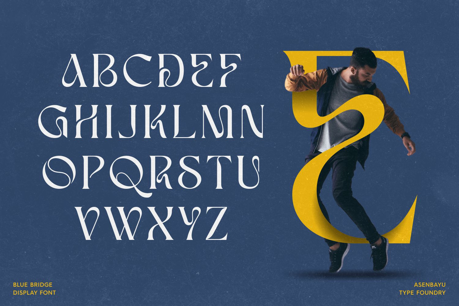 Blue Bridge - Decorative Sharp Serif Display Font Blue Bridge - Decorative Sharp Serif Display Font