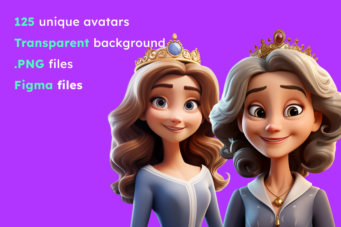 125 Animoji Style Avatars - Disney Queen 125 Animoji Style Avatars - Disney Queen