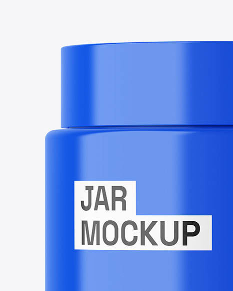 Glossy Jar Mockup